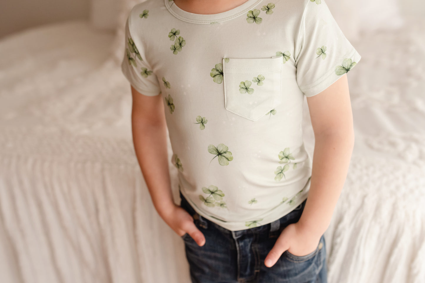 Cuteness Cloverload Pocket Tee