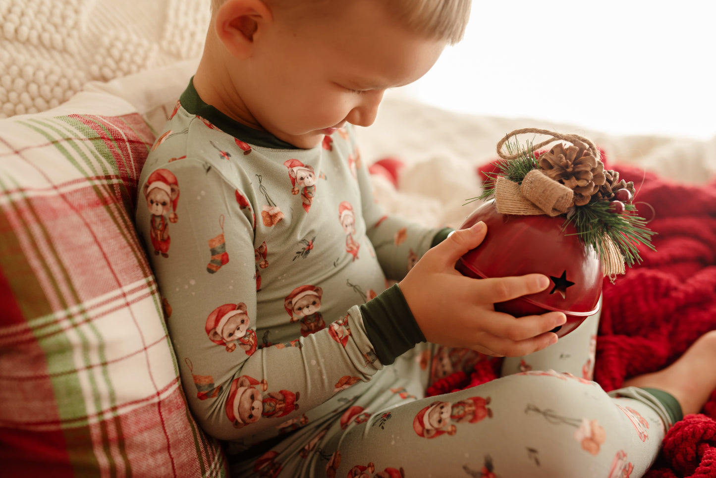 Beary Christmas Long Sleeve Pajamas