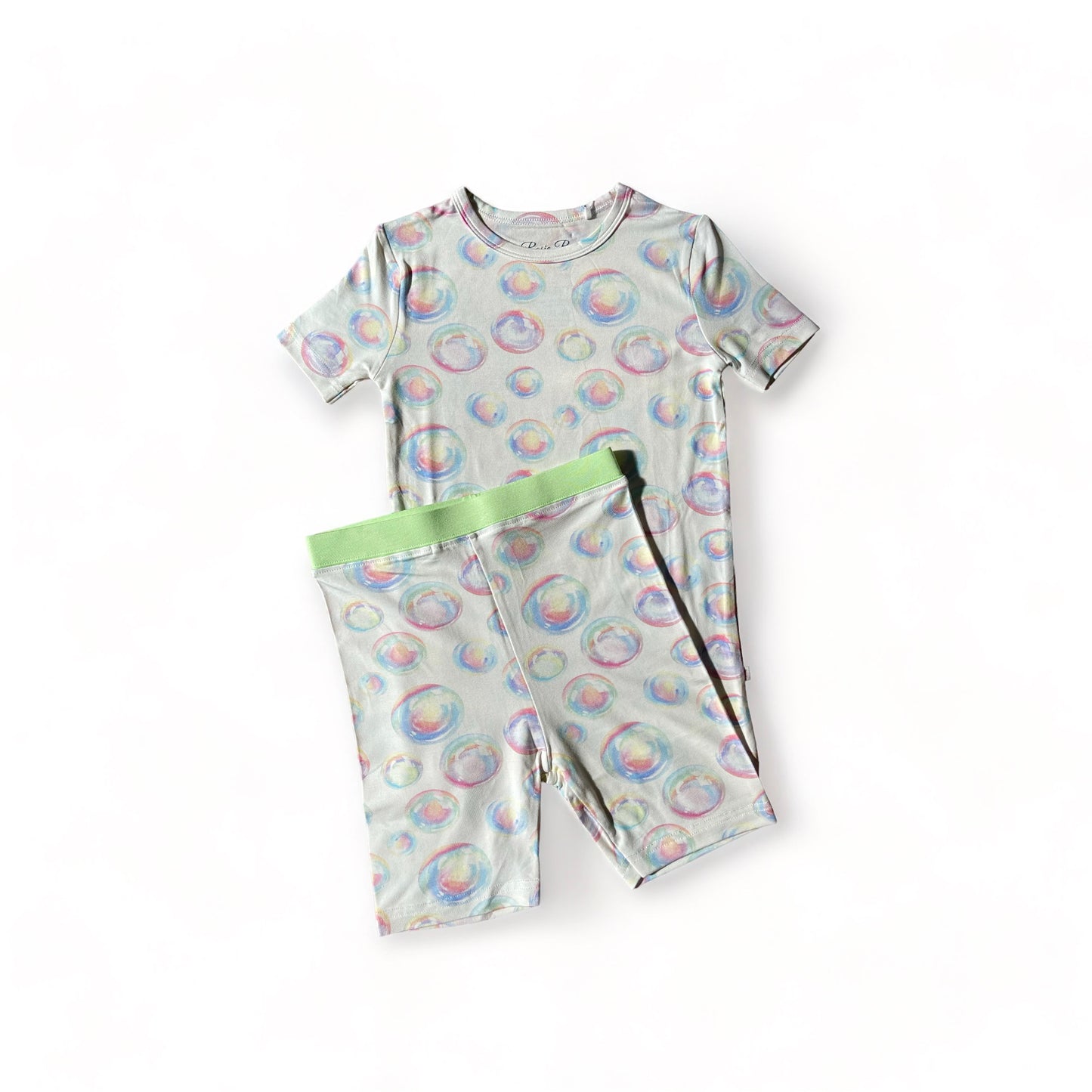 Adora-Bubble Short Sleeve and Shorts Pajamas