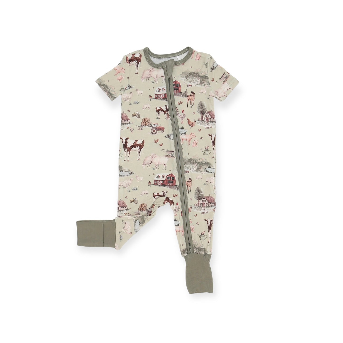 Barn To Be Wild Short Sleeve Convertible Pajamas