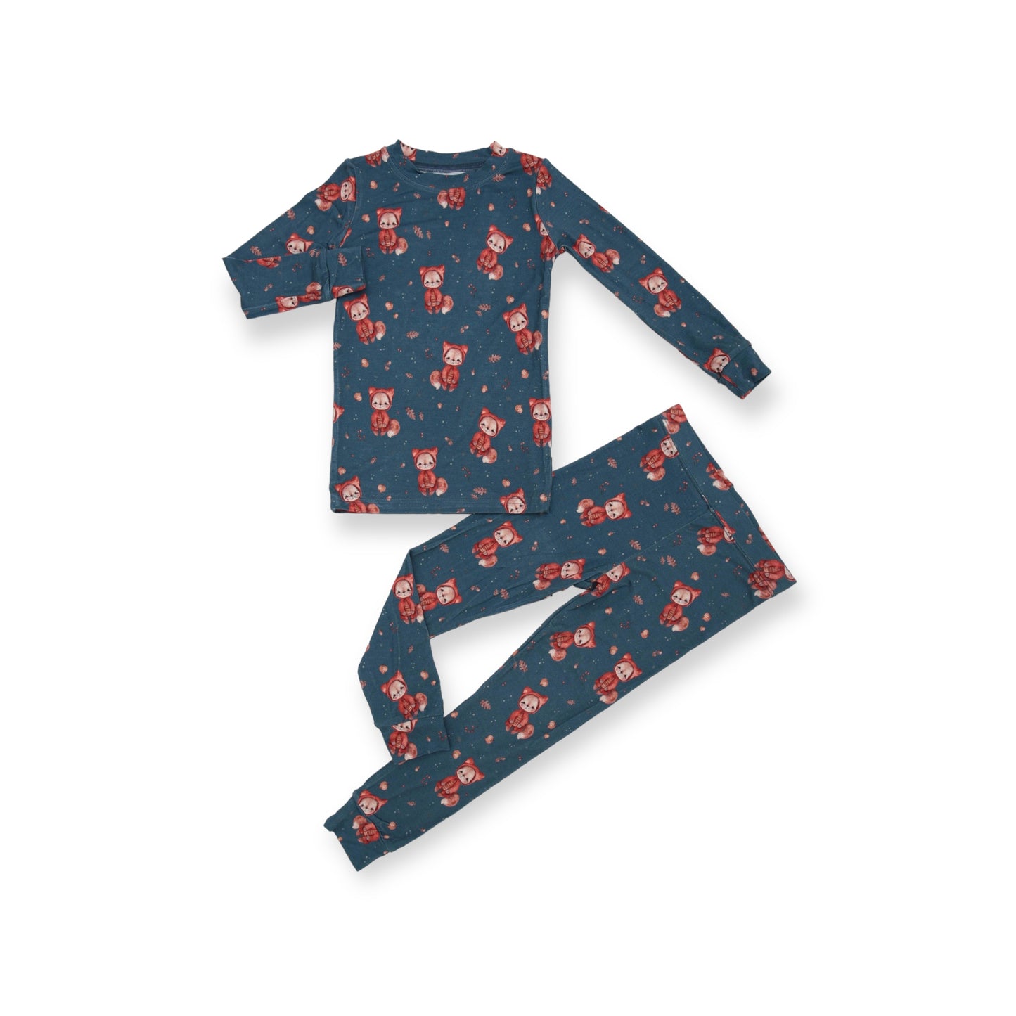 Fox-tastic Fall Long Sleeve Pajamas