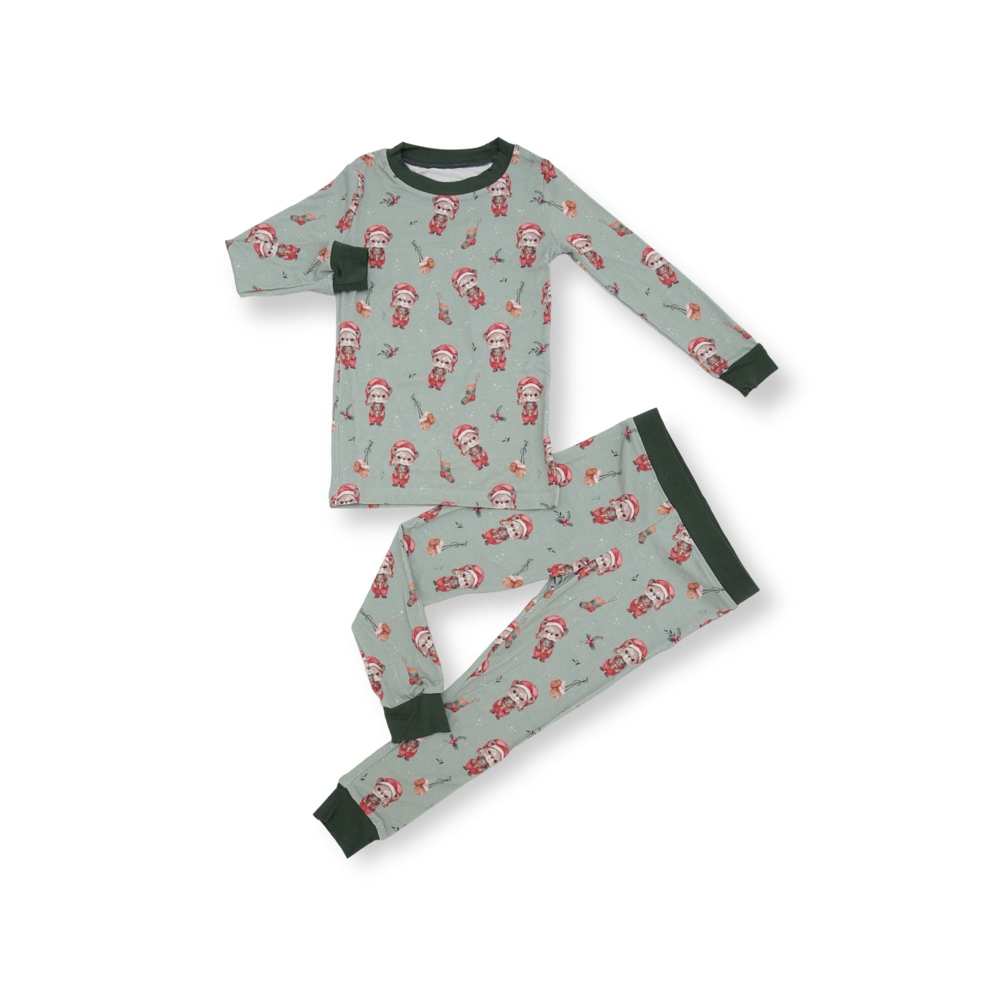 Beary Christmas Long Sleeve Pajamas