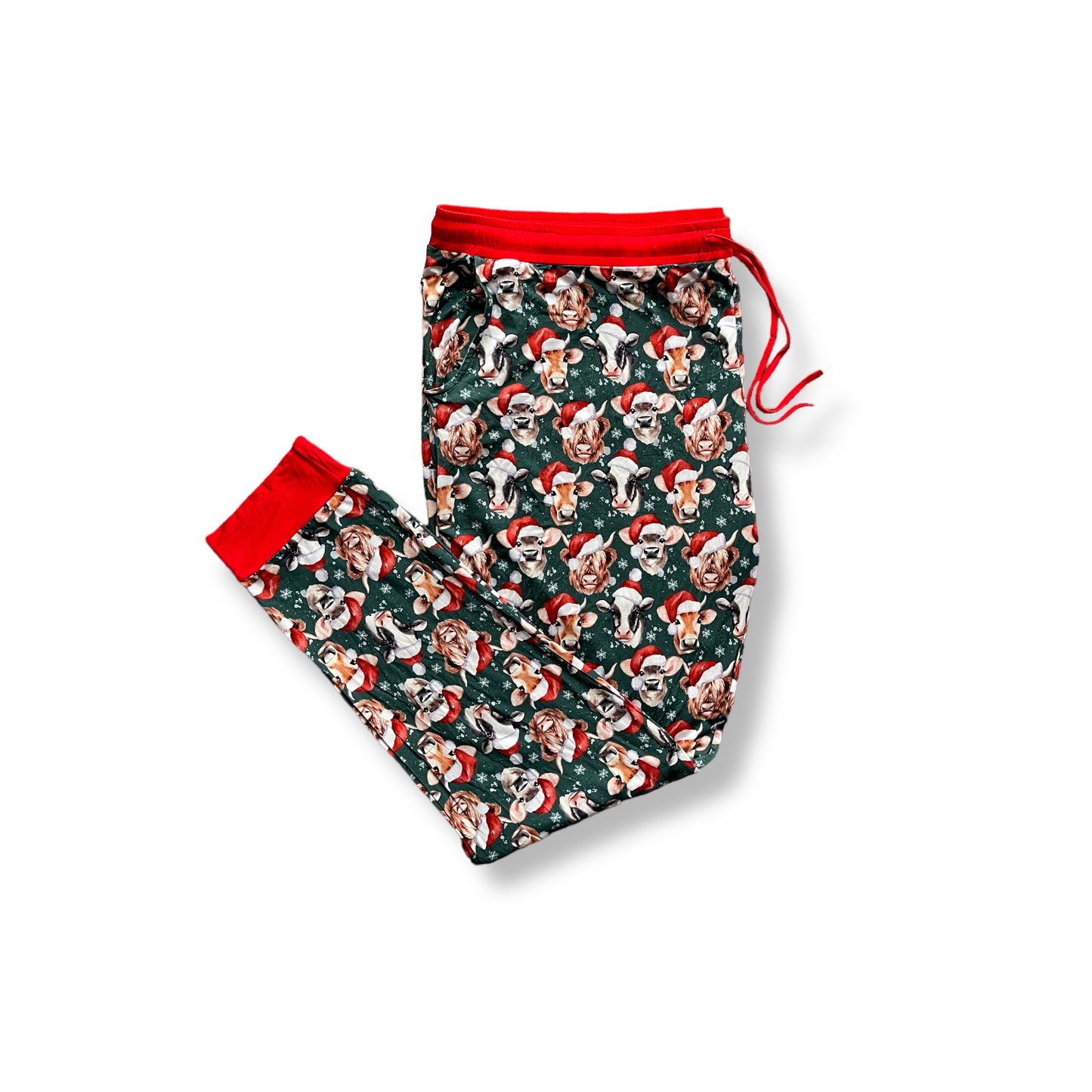 Mooey Christmas Adult Joggers