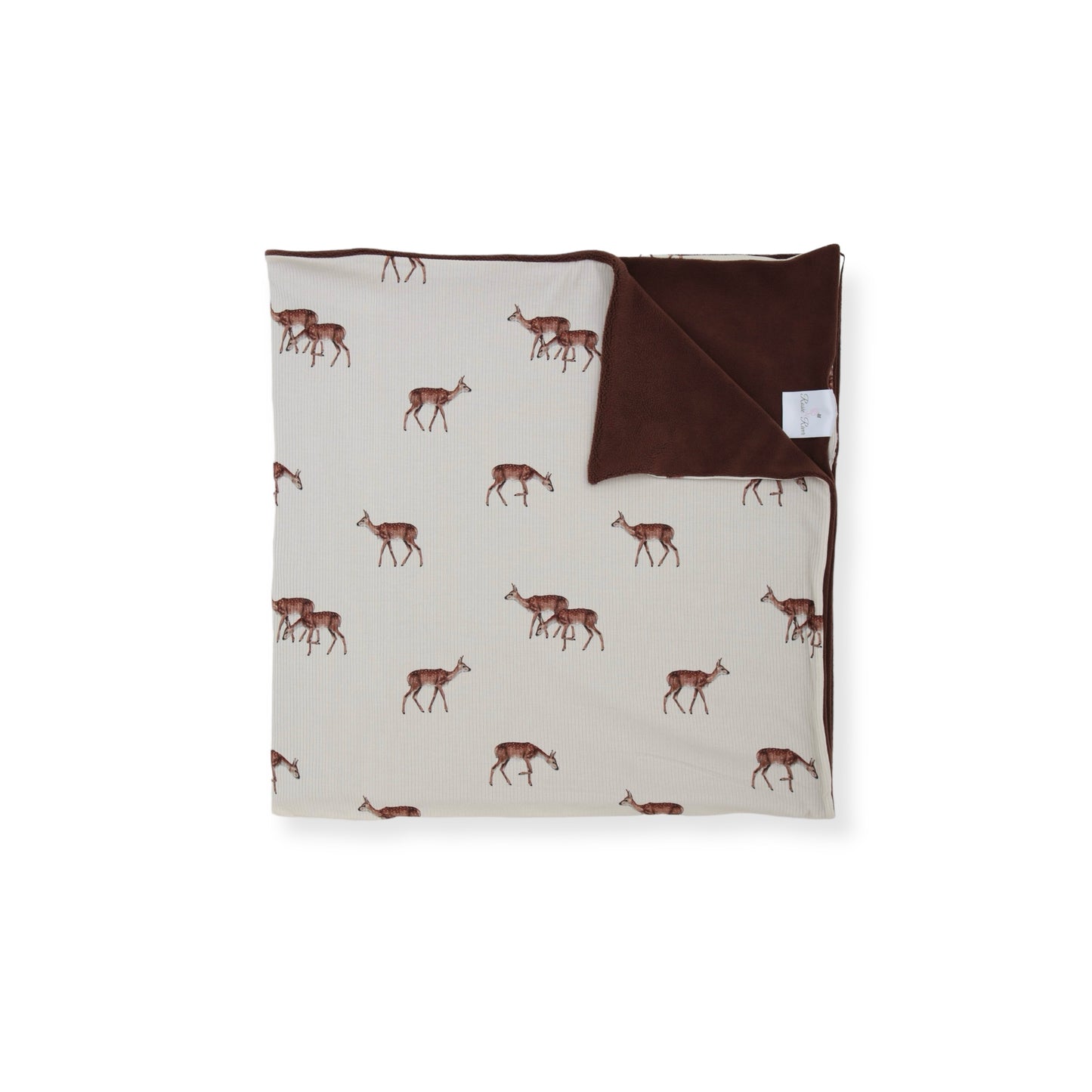 Oh Deer Plush Stroller Blanket