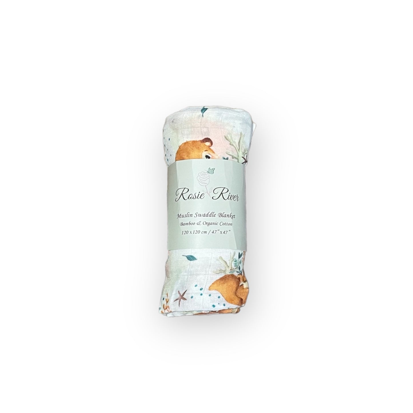 Otterly Adorable Muslin Swaddle
