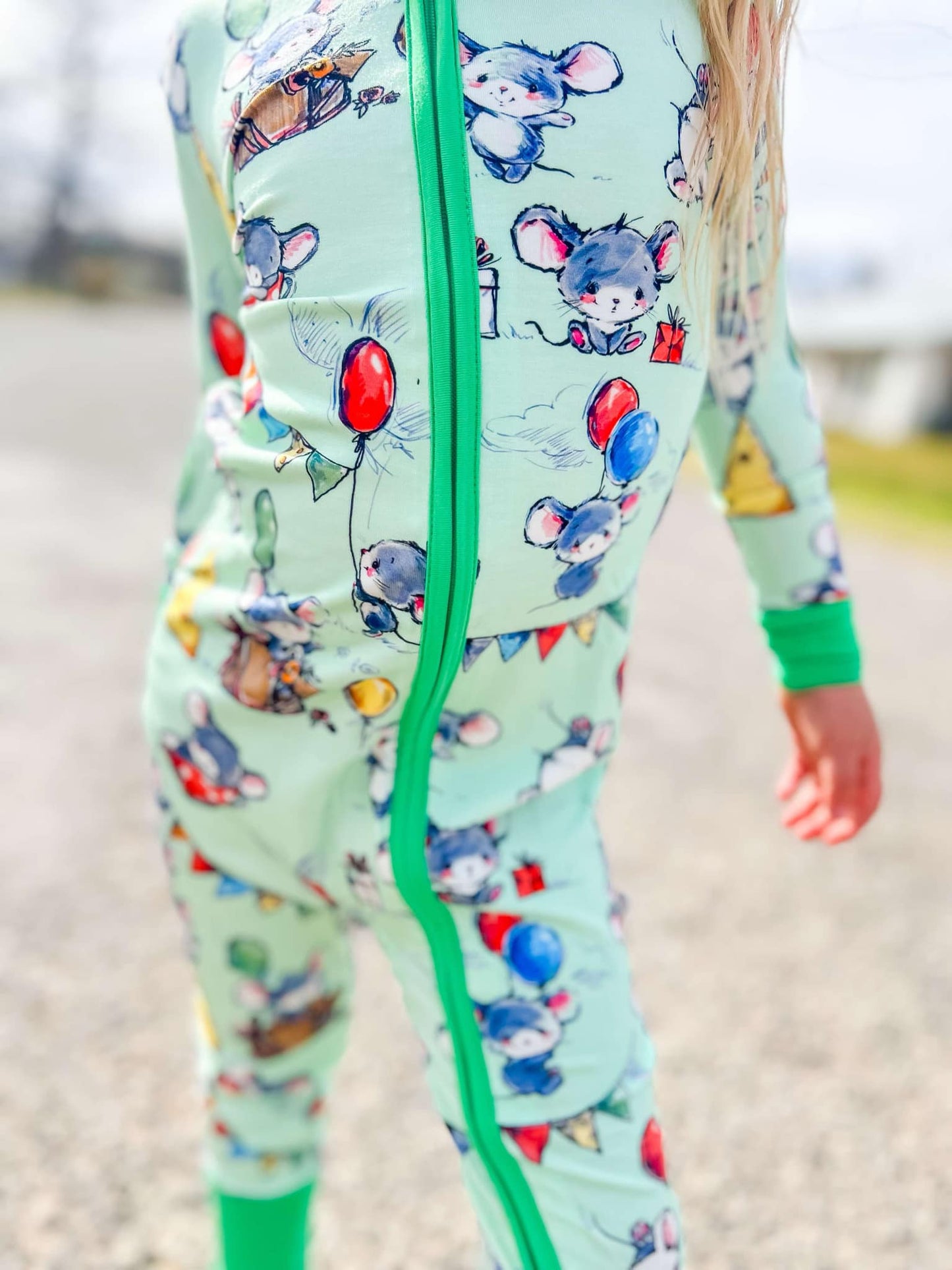 Mouse Party Convertible Pajamas