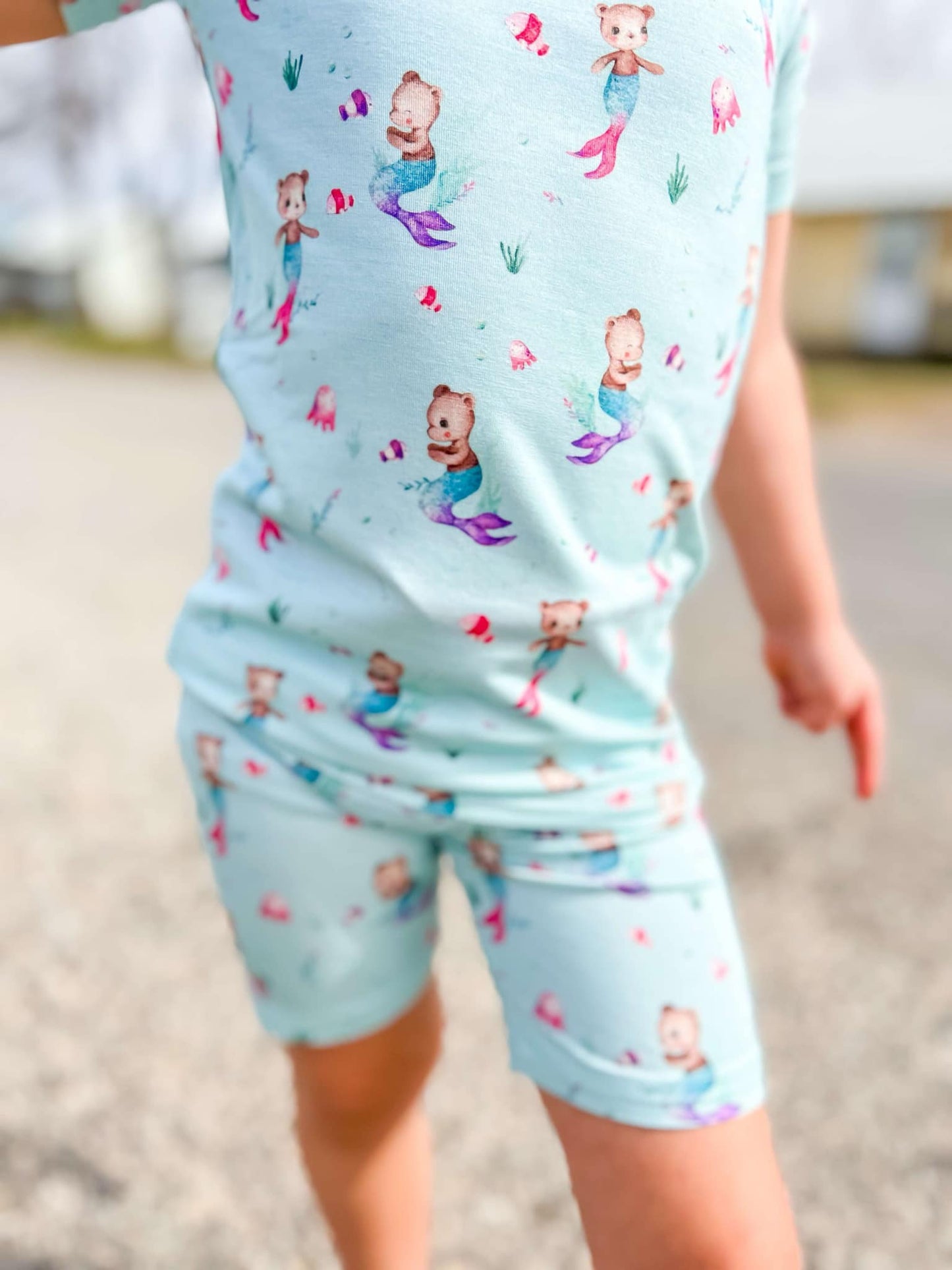 Beary Fintastic Short Sleeve and Shorts Pajamas
