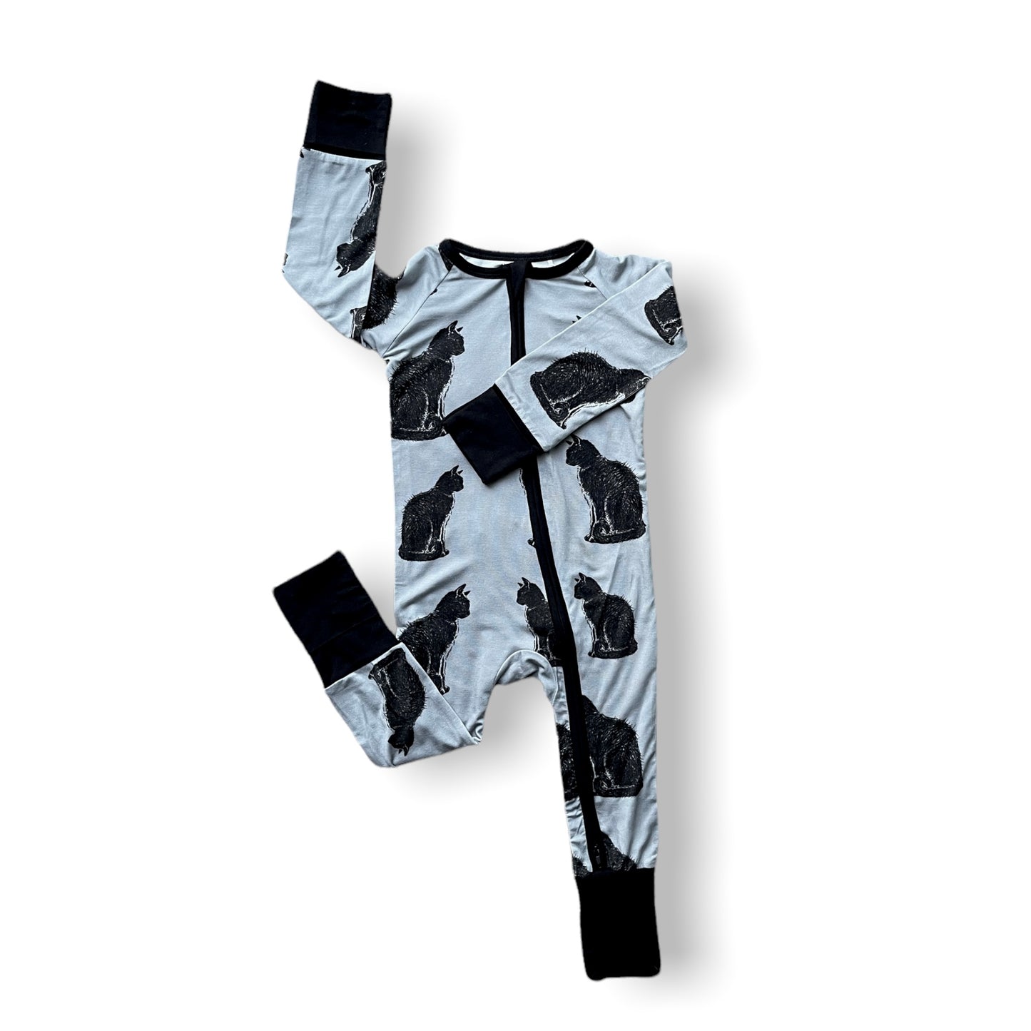 Check Meowt Convertible Pajamas