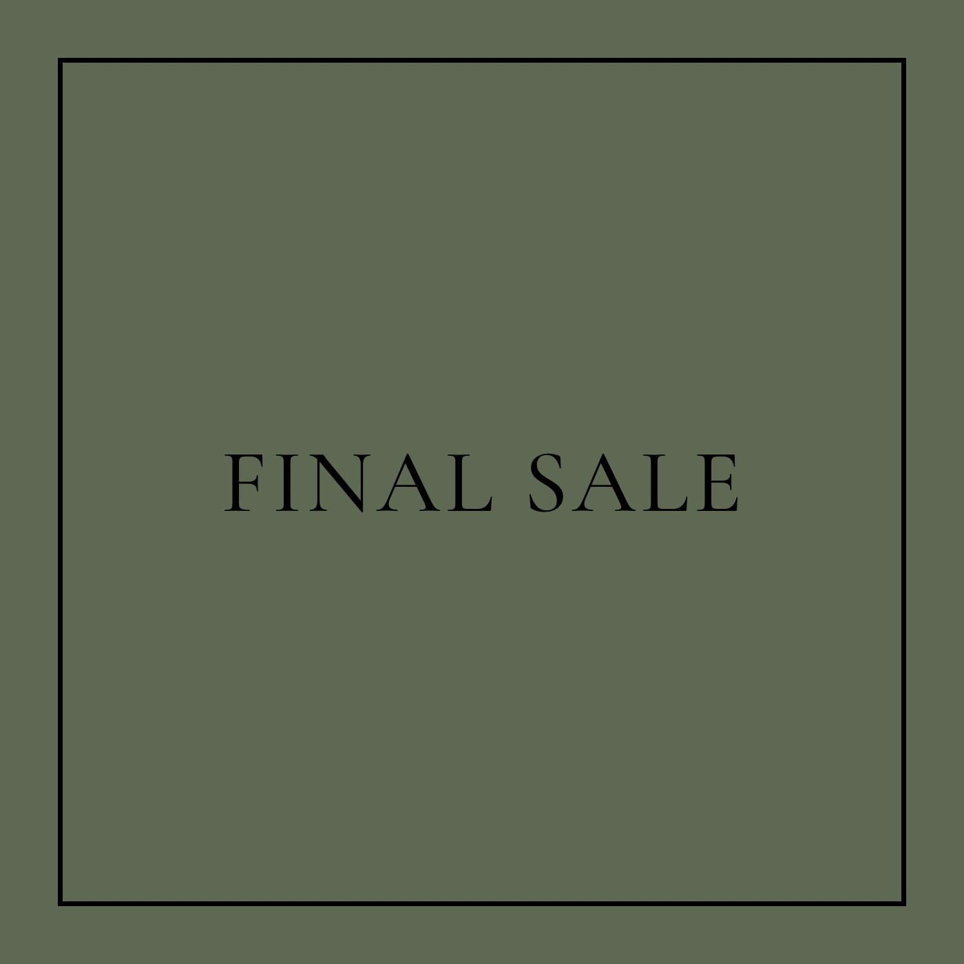 Final Sale