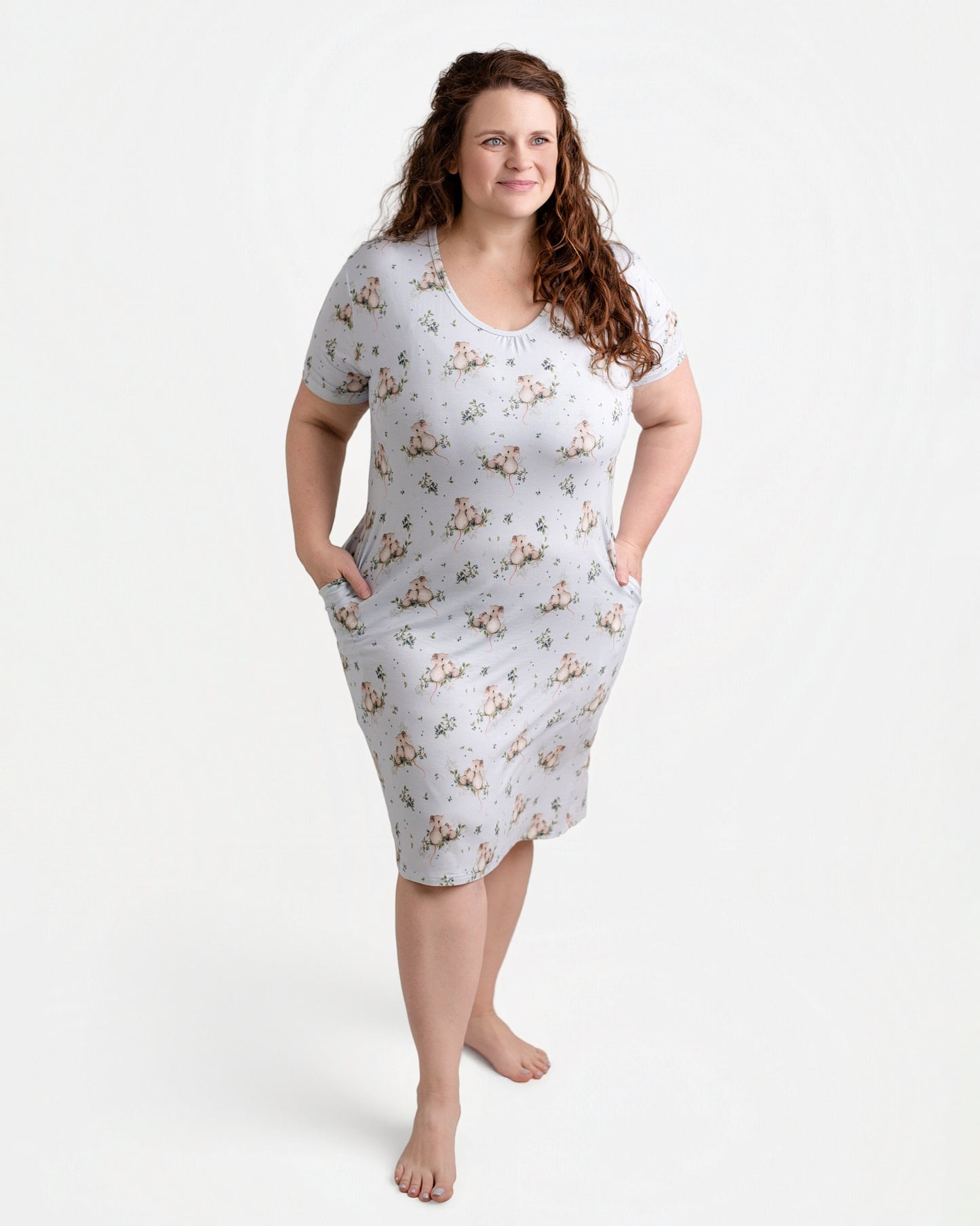Berry Loved Adult Lounge Dress