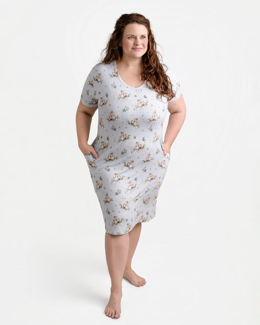 Berry Loved Adult Lounge Dress