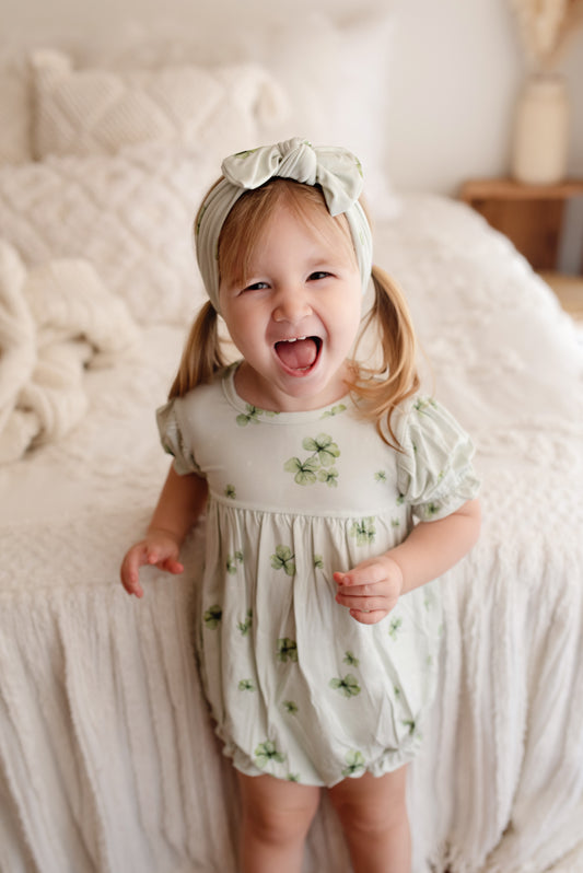 Cuteness Cloverload Bubble Romper