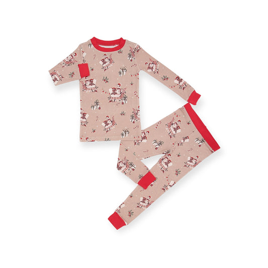 Hoppy Holidays Red Long Sleeve Pajamas