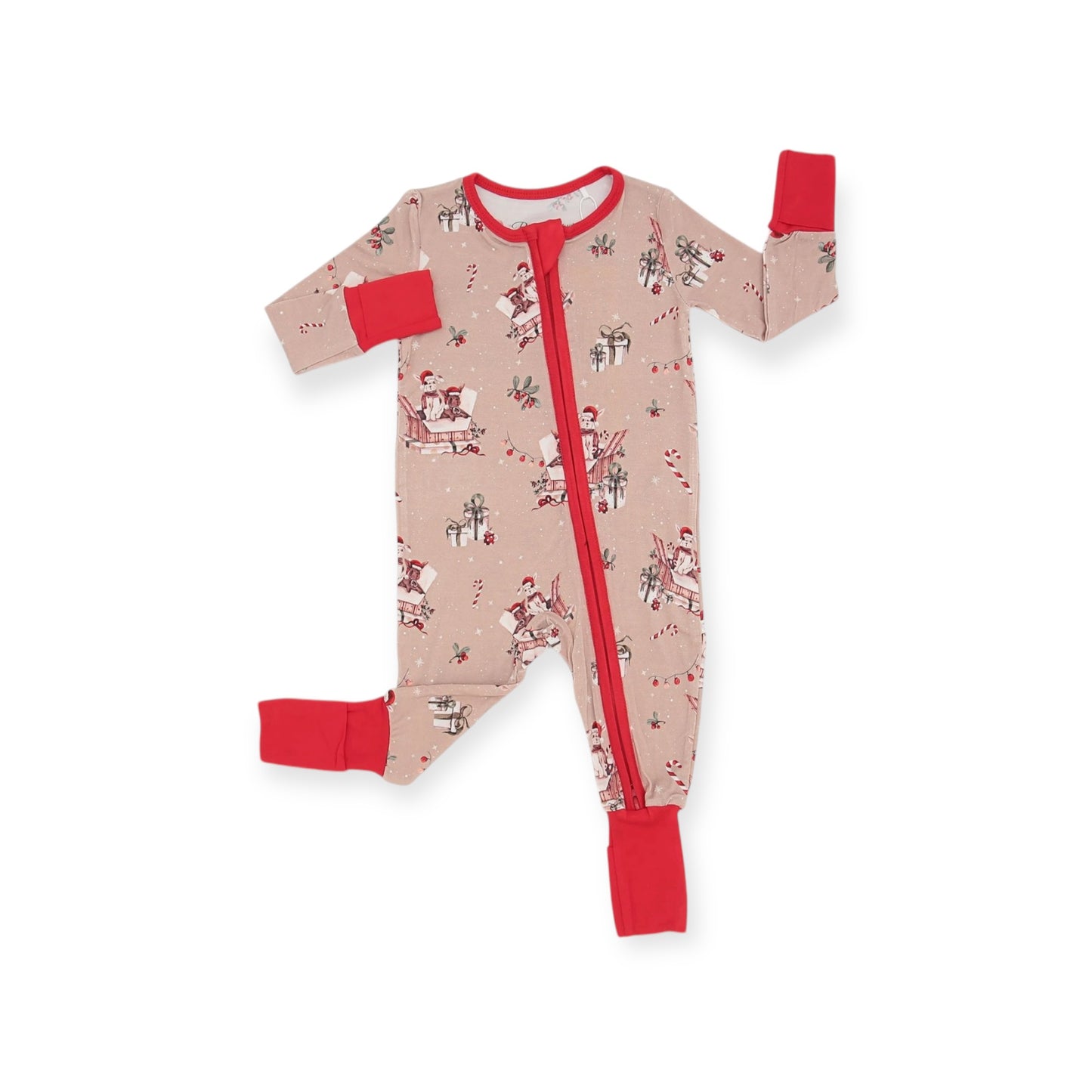 Hoppy Holidays Red Convertible Pajamas