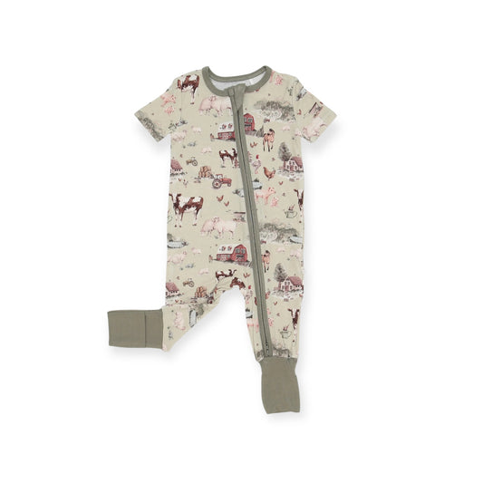 Barn To Be Wild Short Sleeve Convertible Pajamas