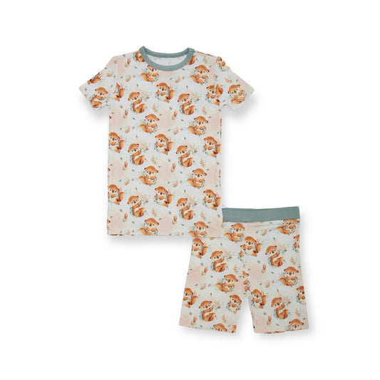 Otterly Adorable Short Sleeve and Shorts Pajamas