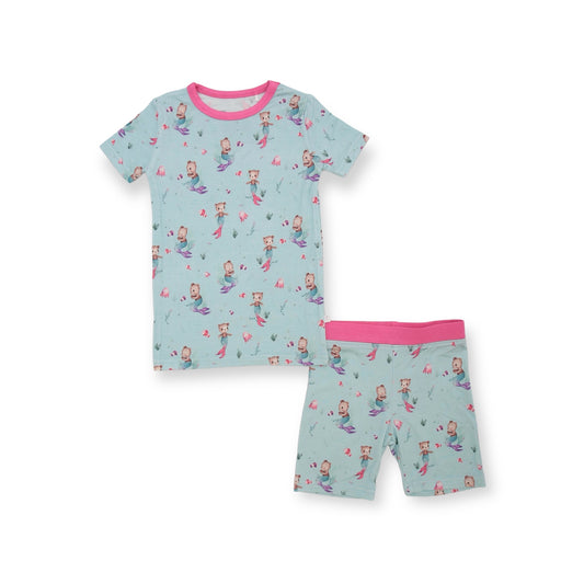 Beary Fintastic Short Sleeve and Shorts Pajamas