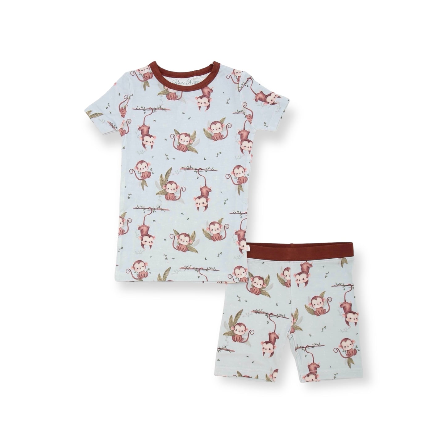 Monkey Business Short Sleeve and Shorts Pajamas